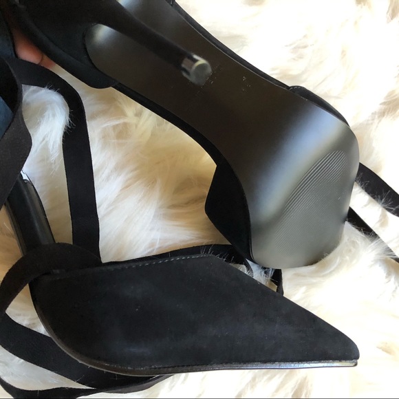 NIB Steve Madden Harlow Sandal Heel Pump Black - Picture 7 of 11